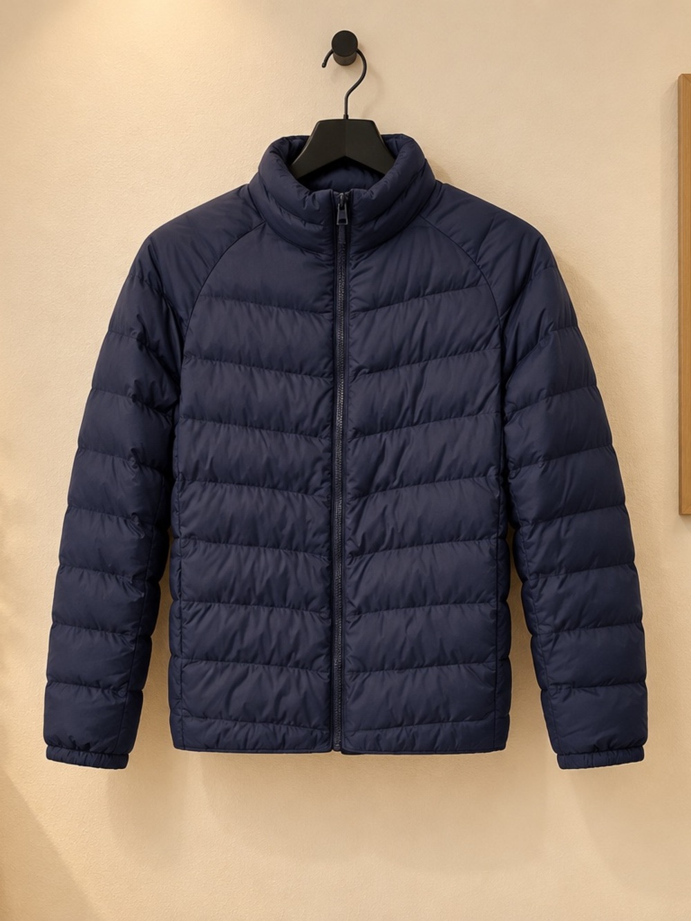 Uniqlo Men's Navy Packable Quilted Puffer Jacket